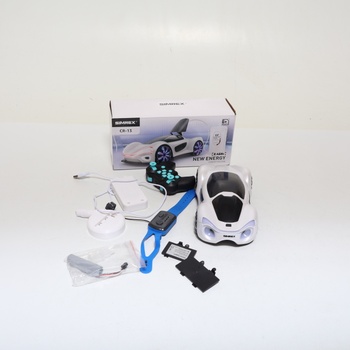 Diaľkovo ovládané auto SIMREX, 360 ° driftovacie RC auto s LED svetelnými ráfikmi a demo režimom