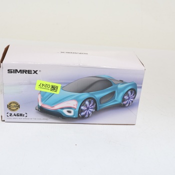 Diaľkovo ovládané auto SIMREX, 360 ° driftovacie RC auto s LED svetelnými ráfikmi a demo režimom