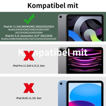 Puzdro pre iPad Air 11 palcov (M4/M3/M2) a iPad Air 10,9 palcov 5./4. generácie, tmavo zelené