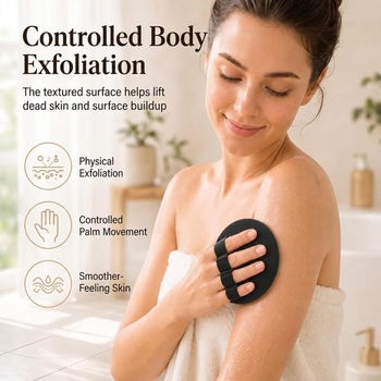5dielna bezbolestná exfoliačná kúpeľová rukavice, exfoliačné kúpeľové vložky, jemne exfoliuje,