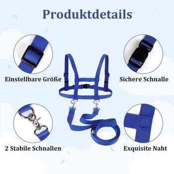 2 vodítka pre deti, postroj pre kone pre chlapcov a dievčatá, hranie rolí, vonkajšie vodítka pre deti od