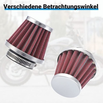 Vzduchový filter pre motocykle CarBole 38mm 39mm 40mm, športový vzduchový filter, červený 38mm 39mm