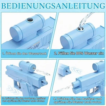 2dielna vodná pištoľ Prank Gun, kompulzívna obojsmerná žartovná pištoľ