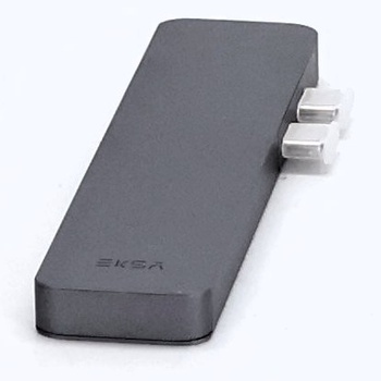 EKSA Thunderbolt 3 Hub, adaptér 7 v 2 USB-C Hub pre MacBook Air 2018, MacBook Pro 2018/2017, 4K