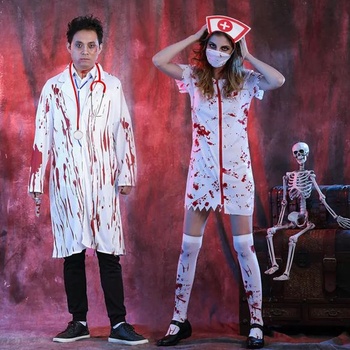 Sada kostýmu zdravotnej sestry, halloweensky kostým zdravotnej sestry, sada doplnkov pre zdravotné