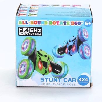 MidiVix auto na diaľkové ovládanie, 2,4 GHz obojstranné 360 ° otočné RC kaskadérske auto sa
