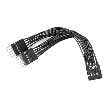 JINTAI prodlužovací kabel USB pro základní desku, 9pinový, vylepšená verze pro návrh desek plošných