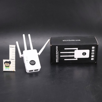 Colexy 1200Mbit/s dvoupásmový WiFi opakovač, 4 antény, internetový zesilovač s dlouhým dosahem,