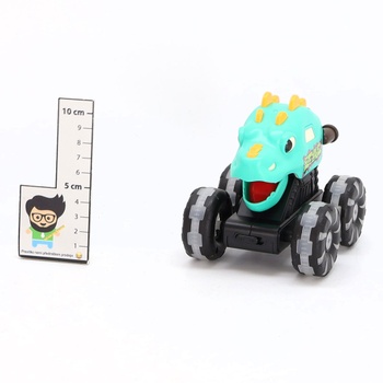 MOONTOY 3dielna sada dinosaurského monster trucku, svietiace autíčko pre vek 1+, auto s funkciou „press