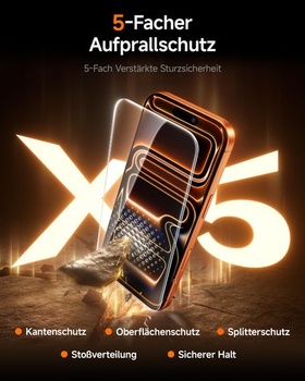 SMARTDEVIL 2 kusy tvrdeného skla Crystal Clear View pre iPhone 17 Pro