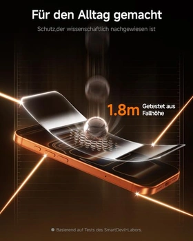 SMARTDEVIL 2 kusy tvrzeného skla Crystal Clear View pro iPhone 17 Pro