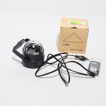 LED disco guľa U`King 04001