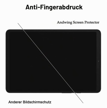 Andwing 2dielne ochranné sklo pre Samsung Galaxy Tab A9 Plus 11 palcov, tvrdené sklo, tvrdosť 9H,