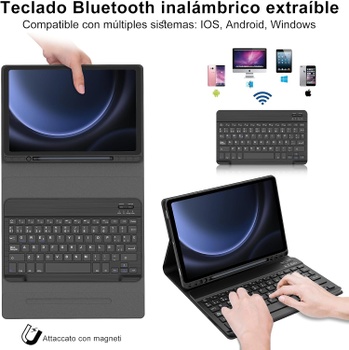 Puzdro s klávesnicou IVEOPPE Samsung Tab S9