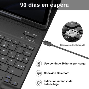 Puzdro s klávesnicou IVEOPPE Samsung Tab S9