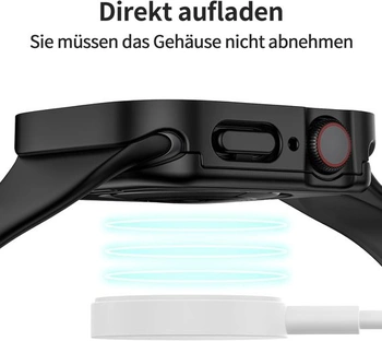 Voděodolné pouzdro 2 v 1 pro Apple Watch Series 6/5/4/SE/SE2 44 mm s vestavěným ochranným tvrzeným