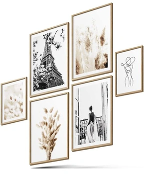 Sada plagátov BLCKART Infinity Love Paris - Obojstranne…