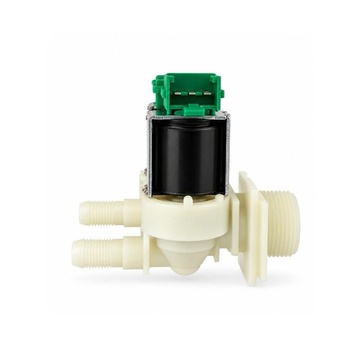 Dvojitý priamy solenoidový ventil 180° Ø10,5 mm Kompatibilný s vodným ventilom práčky BOSCH, SIEMENS