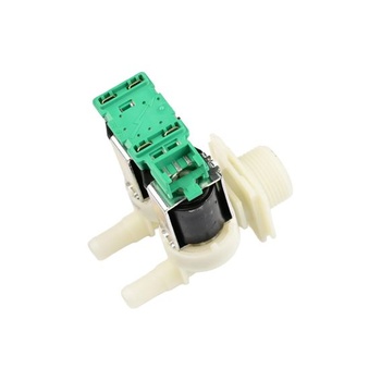 Dvojitý přímý solenoidový ventil 180° Ø10,5 mm Kompatibilní s vodním ventilem pračky BOSCH, SIEMENS