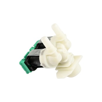 Dvojitý priamy solenoidový ventil 180° Ø10,5 mm Kompatibilný s vodným ventilom práčky BOSCH, SIEMENS