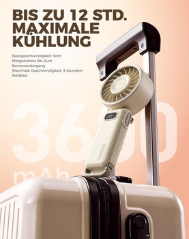 Ručný ventilátor Diveblues, prenosný turbo ventilátor so 100 rýchlosťami a silným prúdením vzduchu