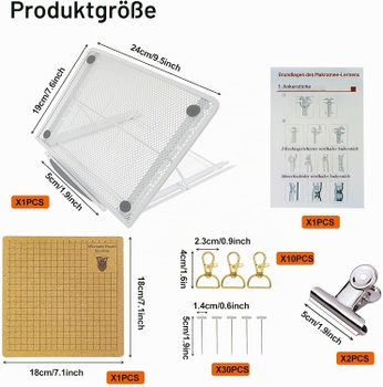 Kreatívna macrame sada ALLINKIT, s doskou