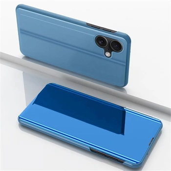 IMEIKONST Flipové púzdro pre iPhone 17 6,3 palca, zrkadlovo modré, QH, modré, pre iPhone 17 6,3