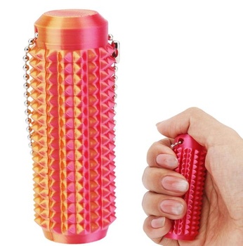 Prívesok na kľúče Spiky Grippie Stim, prívesok na kľúče Fidget Stimulácia bolesti Fidget Toy Spiky