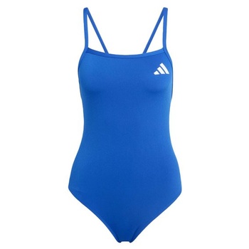 Dámske plavky adidas s tenkými ramienkami a strihom na chrbte do V, veľkosť 38, Team Navy Blue 2