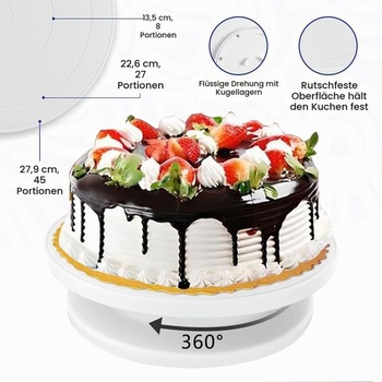 540dílná sada na zdobení dortů, příslušenství na pečení se 4 dortovými formami, příslušenství na