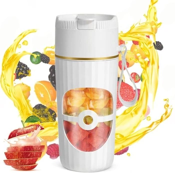 Prenosný mixér a smoothie makier 400ml, mini mixér s 10…