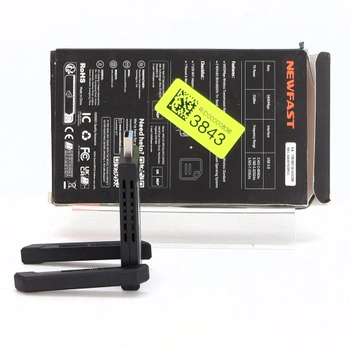 NEWFAST Vysoce výkonný WiFi adaptér NF-U353, AXE5400 USB WiFi 6E adaptér | 6 GHz USB adaptér, WiFi,