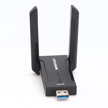 NEWFAST Vysoce výkonný WiFi adaptér NF-U353, AXE5400 USB WiFi 6E adaptér | 6 GHz USB adaptér, WiFi,