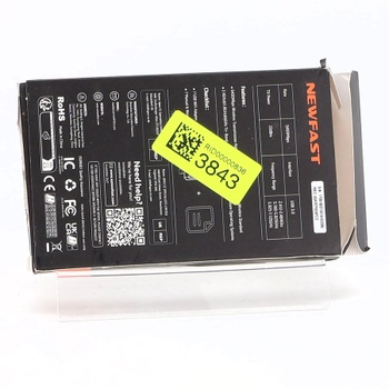 NEWFAST Vysoko výkonný WiFi adaptér NF-U353, AXE5400 USB WiFi 6E adaptér | 6 GHz USB adaptér, WiFi,