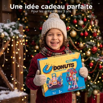 Magnetická stavebnica Donuts Construction