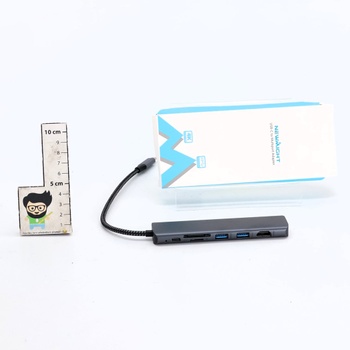 Newmight USB C Hub s Ethernetem, adaptér 7 v 1 typu C s 4K HDMI, 2 USB 3.0, 1G Ethernet, 100W PD