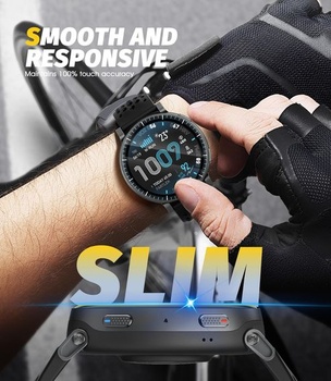 NEWZEROL Sada 4 ochranných fólií na displej kompatibilný s Amazfit Active Max, [plné pokrytie] PMMA