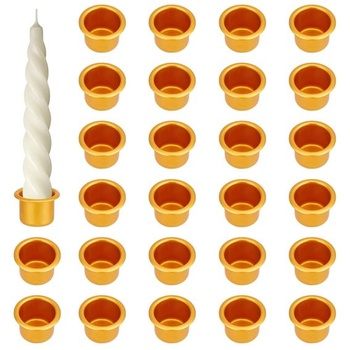 PH PandaHall 40 kusov mini kalíškov na sviečky, držiakov na sviečky, téglikov, hliníkových vložiek na