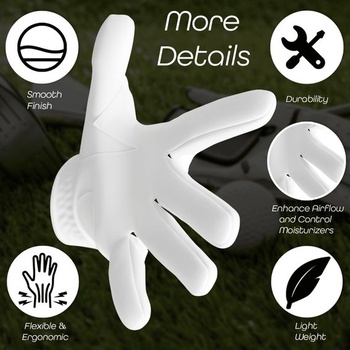 Pánske golfové rukavice Katx na celý prst, odolná prémiová koža, ľavá/pravá, celoprstové, na priehlavok,