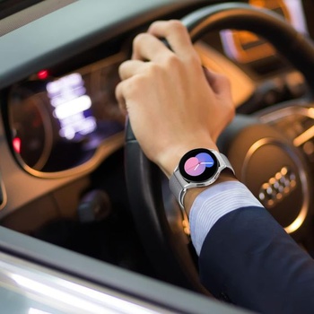 2 řemínky s milánskou smyčkou pro Samsung Galaxy Watch 7/6/5/4/FE, 40mm/44mm, stříbrné/růžovo-zlaté