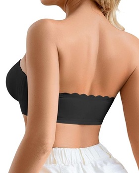Dámska push-up podprsenka CheChury bez ramienok, bandeau top bez kostíc, protišmykový silikón,