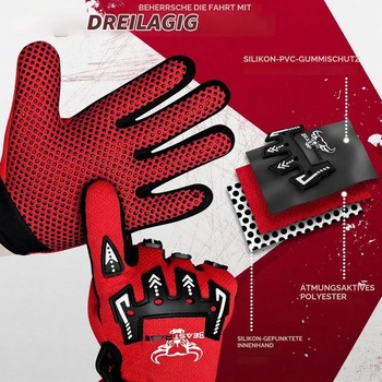 Dětské cyklistické rukavice BEAST RAGE – Motokrosové a BMX cyklistické rukavice pro chlapce a