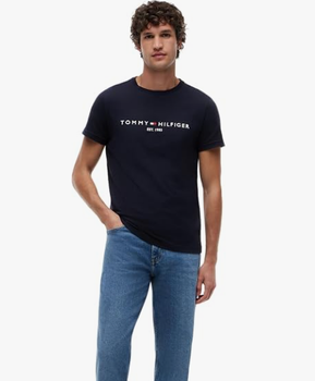 Pánske tričko Tommy Hilfiger tmavo modré