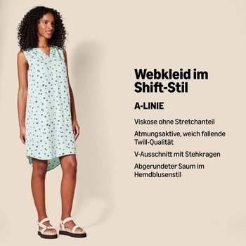 Dámske ľahké plážové šaty Amazon Essentials bez rukávov áčkového strihu z viskózy, veľkosť S, tmavo