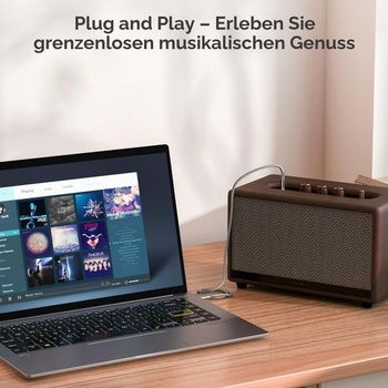 Henrety USB-C na 3,5 mm audio kábel, nylonová tkanina a odolný, stereo jack pre slúchadlá pre iPhone