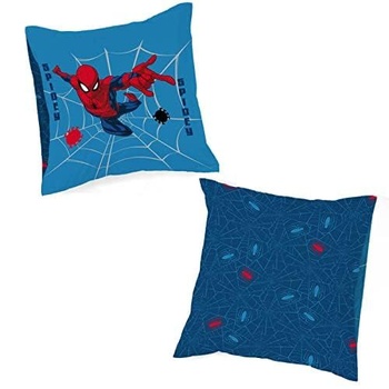 Detská posteľná bielizeň Marvel Spiderman Superhero 100% bavlna Stredne modrá - Spiderman 137x200/80x80
