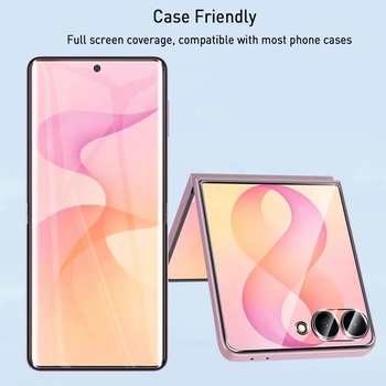 Ochranná fólie AOKUMA pro Samsung Galaxy Z Flip 8, tvrzené sklo, 2 ochranné fólie z tvrzeného skla