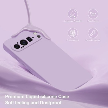 Puzdro Btstring pre Google Pixel 9 Pro, svetlo fialové