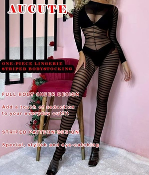 Dámska spodná bielizeň Sexy spodná bielizeň Celotelové pančuchy Jedna veľkosť Čierna