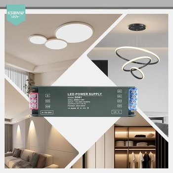 Napájecí zdroj KSIBNW 12V 8,33A 100W LED transformátor, transformátor 230V na 12V, extra tenký